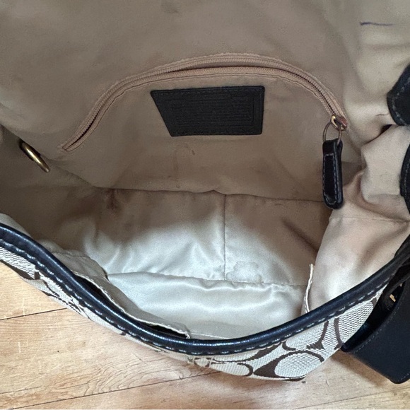 Coach Bleeker Signature Canvas and Leather Shoulder Bag 11434 - Picture 11 of 14